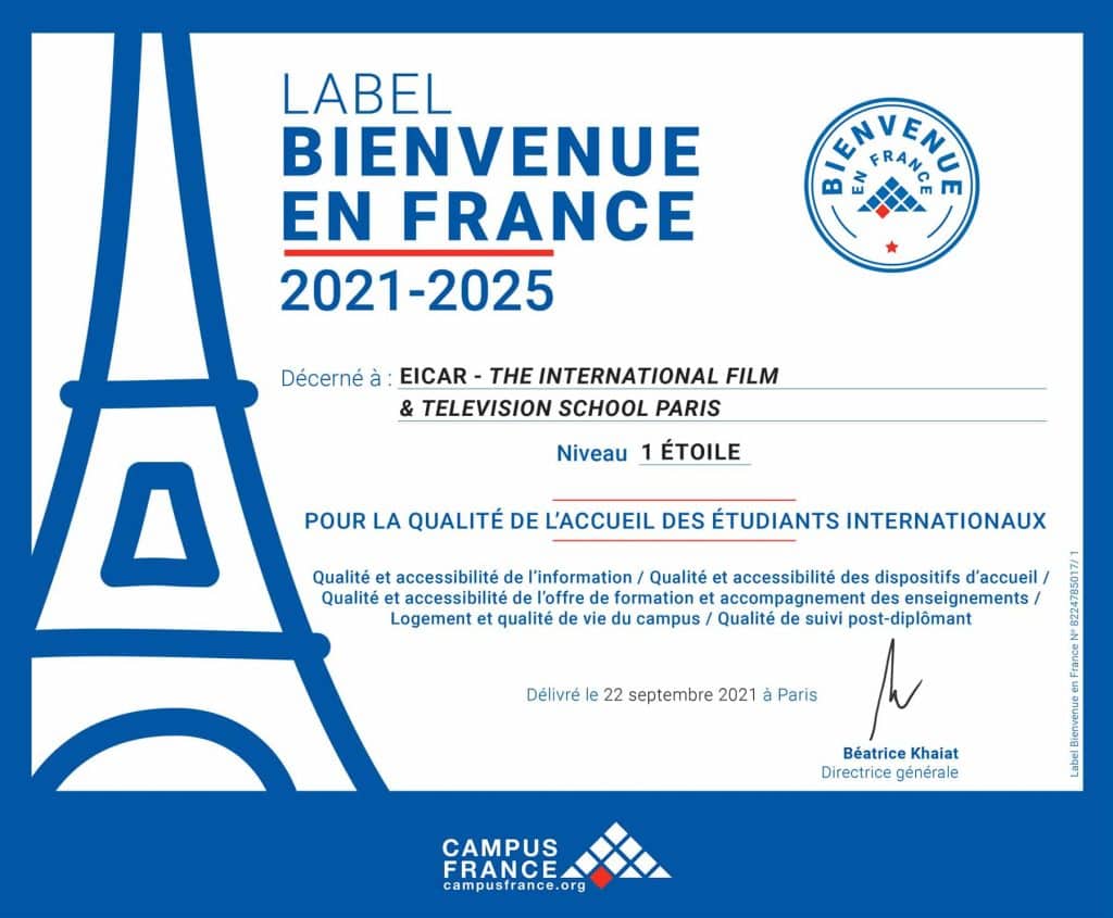 EICAR Label Bienvenue en France 1 étoile